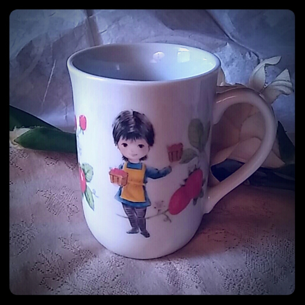Vintage Moppets Girl Mug Fran Mar 1977